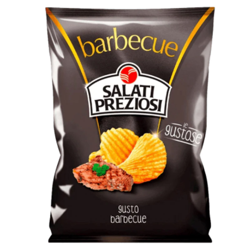 Salati Preziosi gluténmentes BBQ chips (110g)
